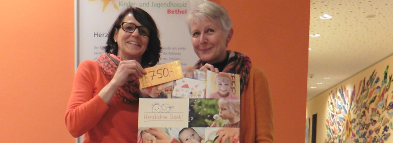 Spendenübergabe Bethel Kinderhospiz